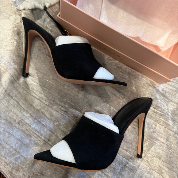 House of CB Shoes - House of CB Black High Heel Mules